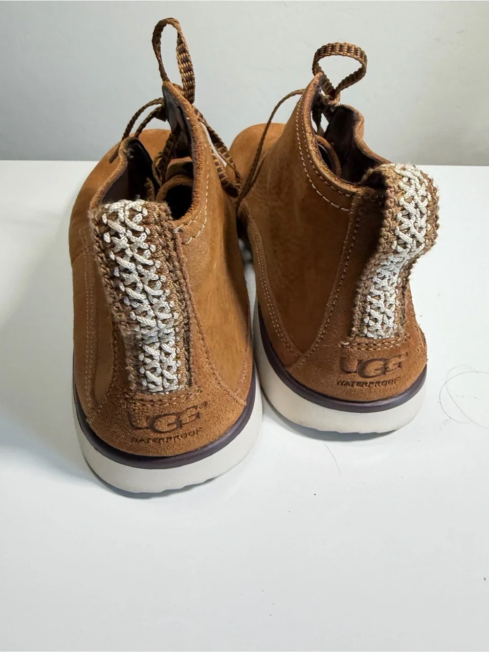 UGG Men's Freaman Casual Chukka Boots in Cognac Brown 9.5